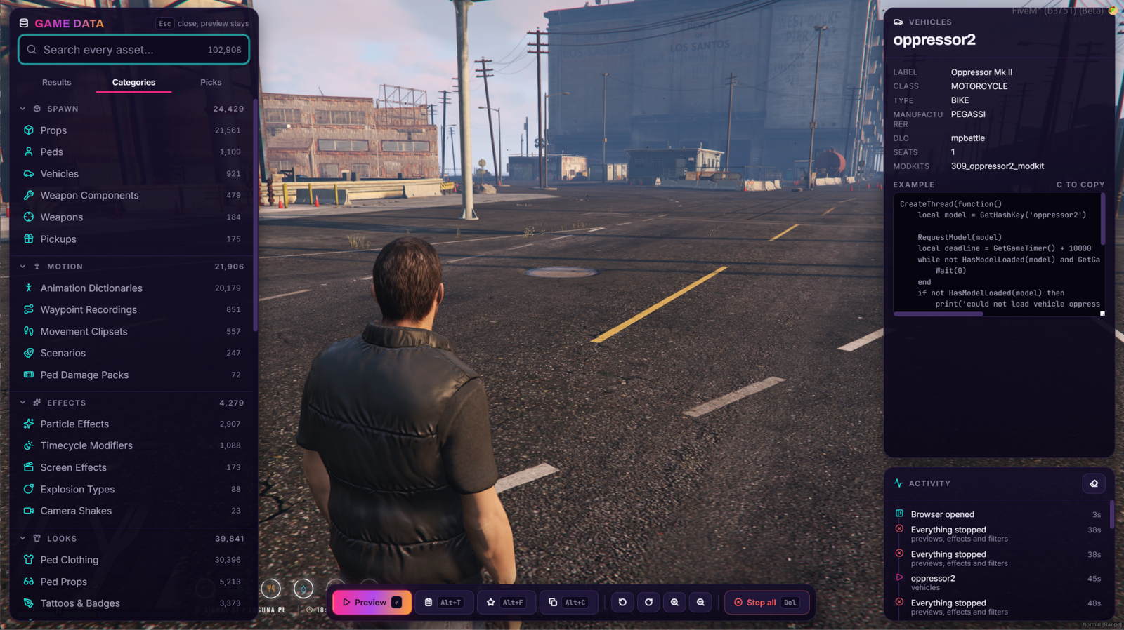 Game Data Browser – Must have tool for every FiveM developer – search & live-preview 453,528 assets screenshot 2
